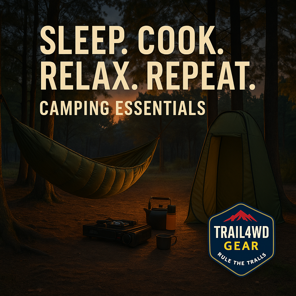 Trail4WD Portable Gas Stove with Cylinder – Outdoor Cooking Essential