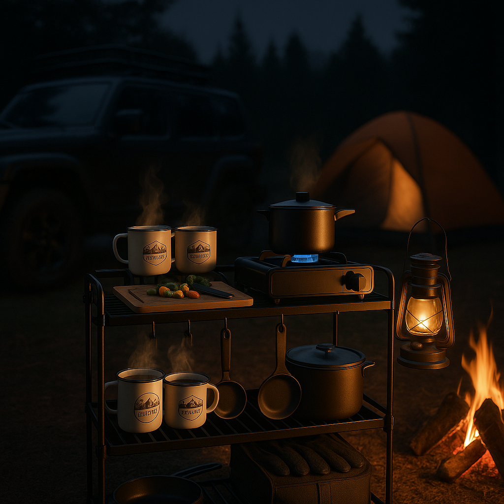 Trail4WD Gear – Cook & Camp Combo | Portable Outdoor Cooking & Camping Kit