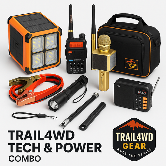 Trail4WD Gear – Tech & Power Combo | Smart Outdoor Power & Communication Kit
