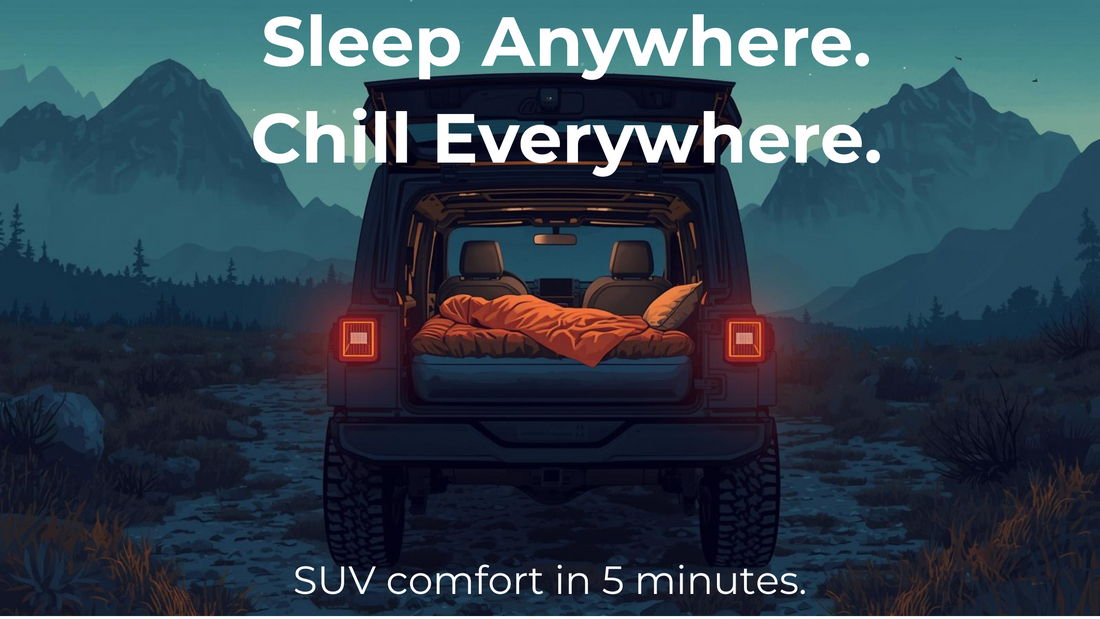 Sleep & Chill Combo: Turn Your SUV Into a Trail Camper