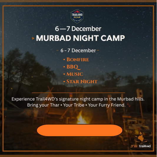 Trail4WD Murbad Night Camping – 6th to 7th December