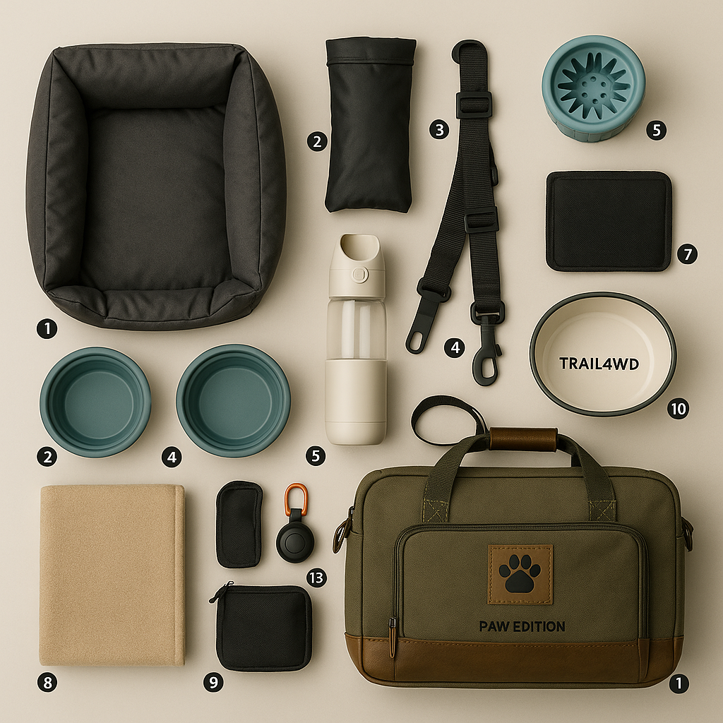 Pet Travel Combo – Paw Edition | Dog Adventure Kit
