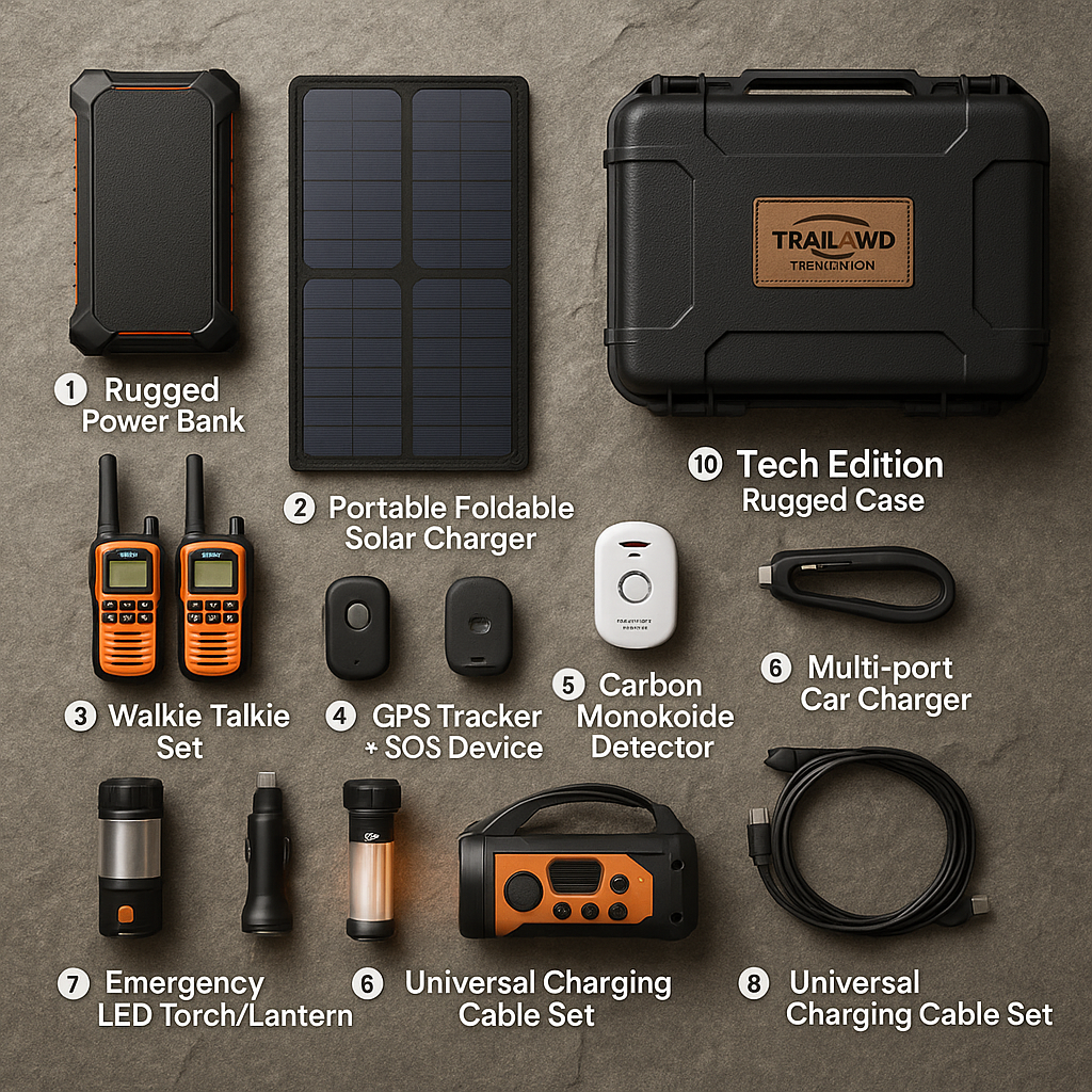 Tech & Power Combo | Solar Kit & Overland Essentials