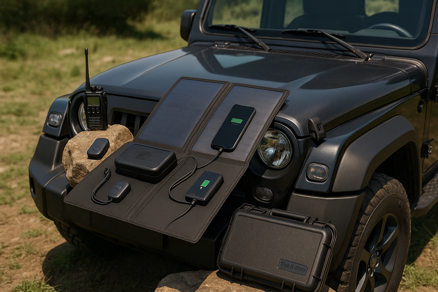 Tech & Power Combo | Solar Kit & Overland Essentials
