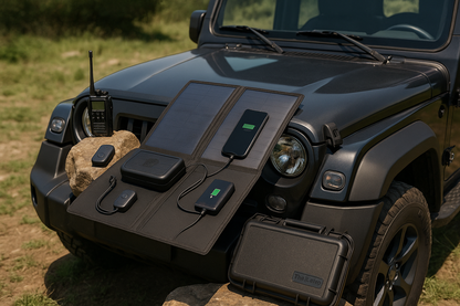 Tech & Power Combo | Solar Kit & Overland Essentials