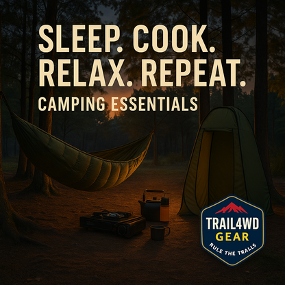 Trail4WD Portable Gas Stove with Cylinder – Outdoor Cooking Essential