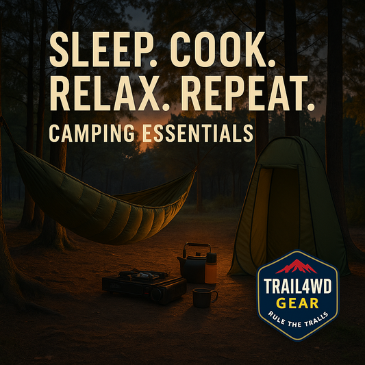 Trail4WD Portable Gas Stove with Cylinder – Outdoor Cooking Essential