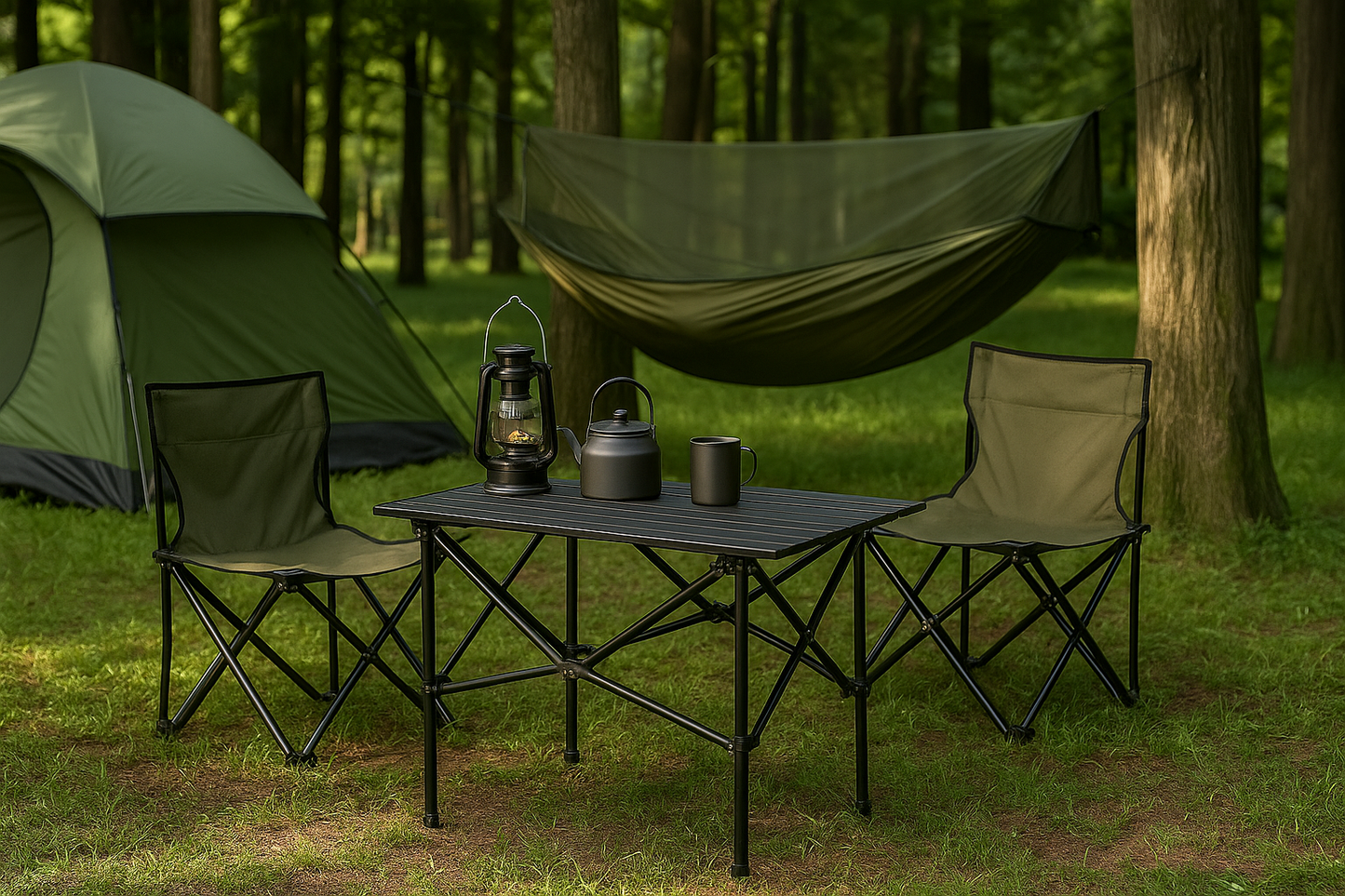 Trail4WD Compact Folding Table & Chairs – Comfort for Every Basecamp