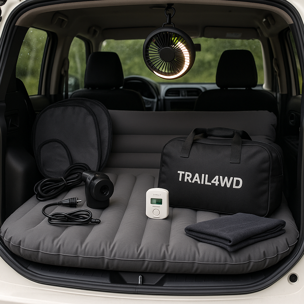 Trail4WD Gear Sunshades and CO Detector – SUV Sleep Safety