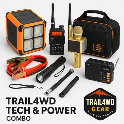 Trail4WD Gear – Tech & Power Combo | Smart Outdoor Power & Communication Kit