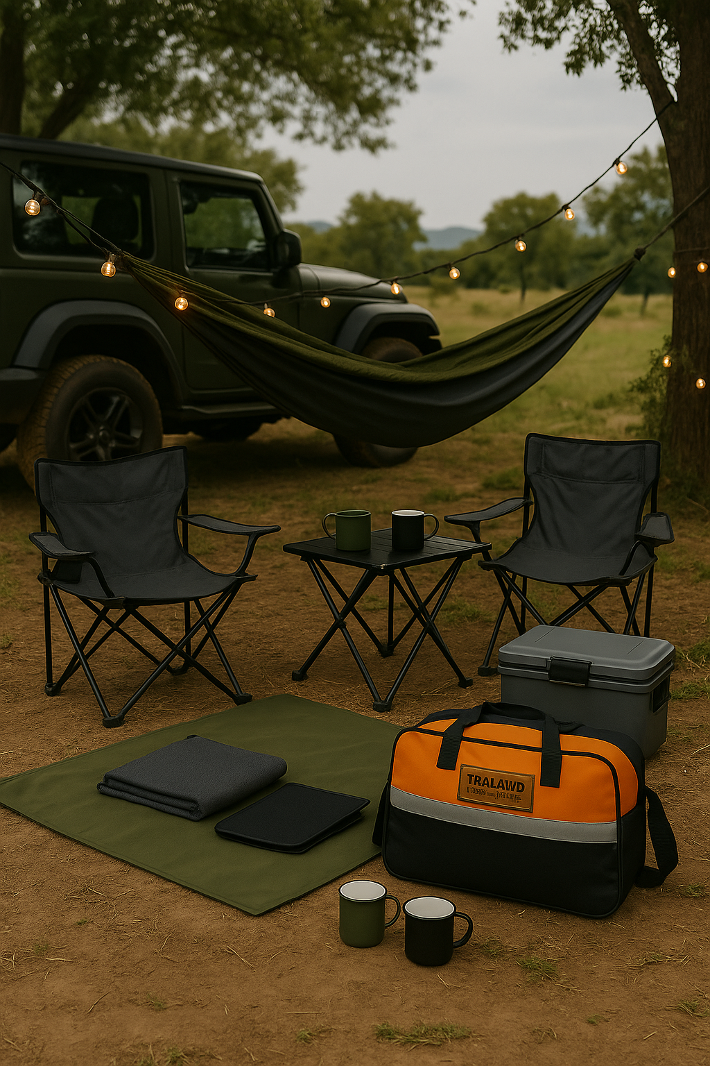 Trail4WD Gear Adventure Essentials Combo – Camping Kit for SUVs