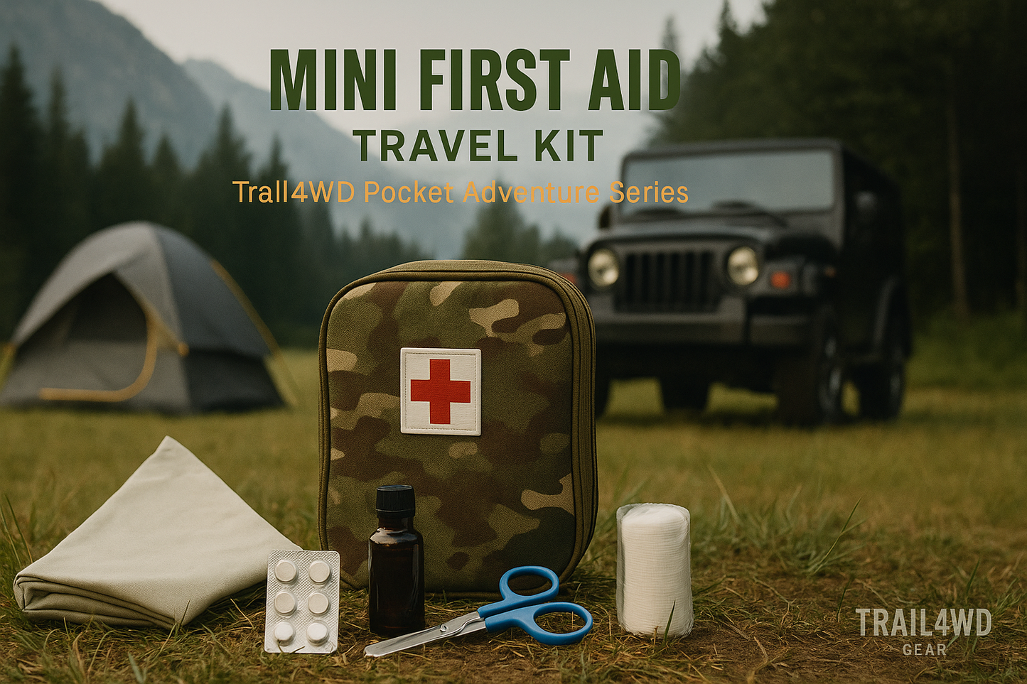 Trail4WD Mini First Aid Travel Kit