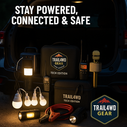 Trail4WD Gear – Tech & Power Combo | Smart Outdoor Power & Communication Kit