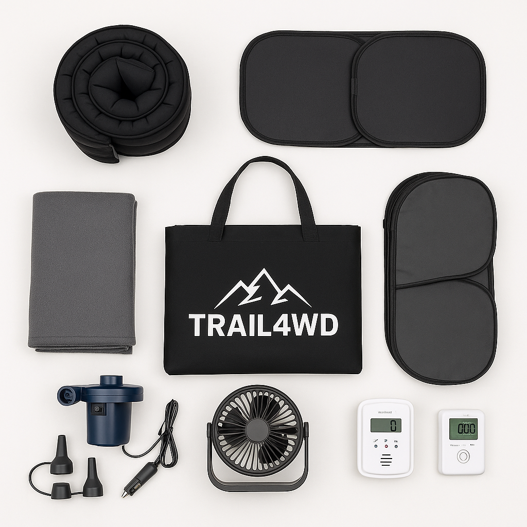 Trail4WD Gear Blanket and Pillows – Comfort Travel Essentials