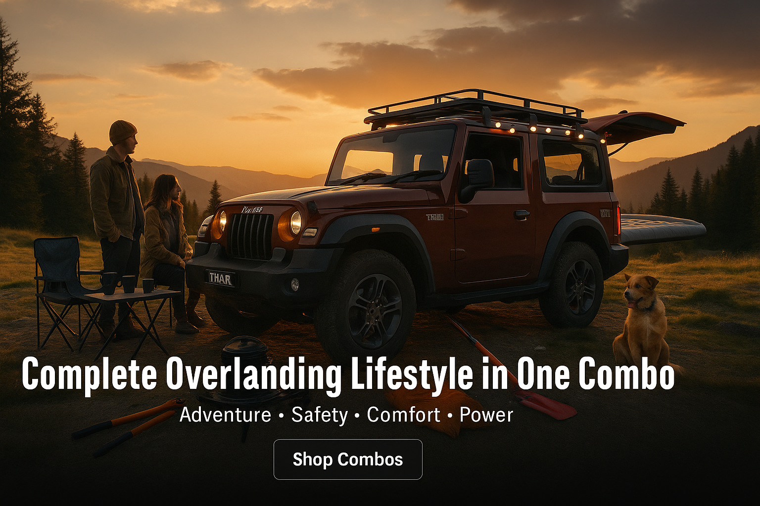 Trail4WD Gear LED Lantern and String Lights – SUV Camping Essentials